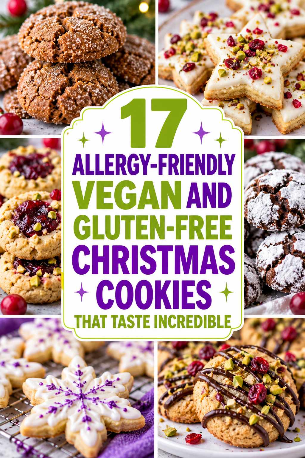 17 Allergy-Friendly Vegan AND Gluten-Free Christmas Cookies That Taste Incredible