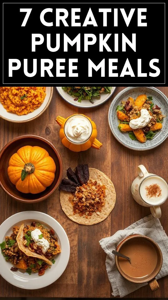7 Creative Pumpkin Puree Meals