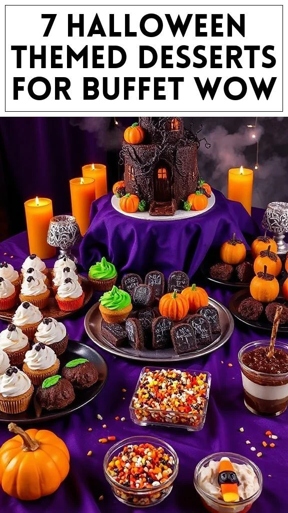 7 Halloween Themed Desserts for Buffet Wow