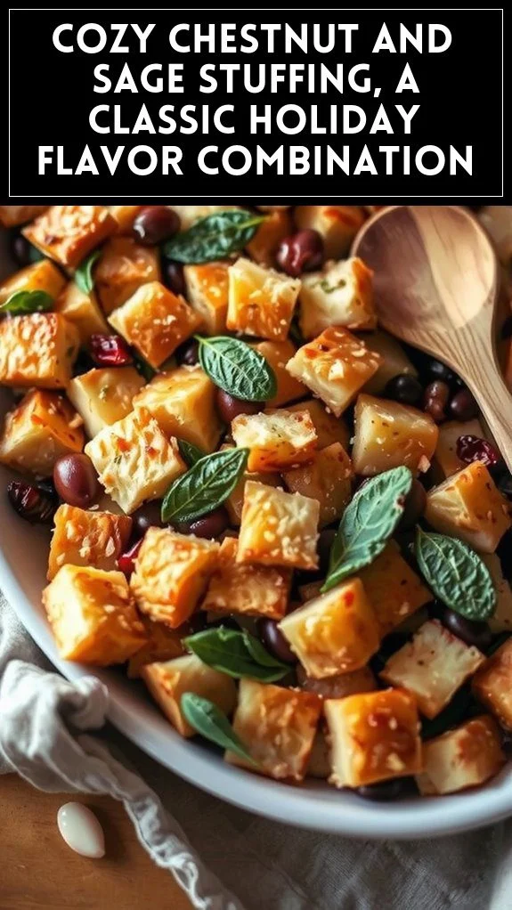 Cozy Chestnut and Sage Stuffing, a Classic Holiday Flavor Combination