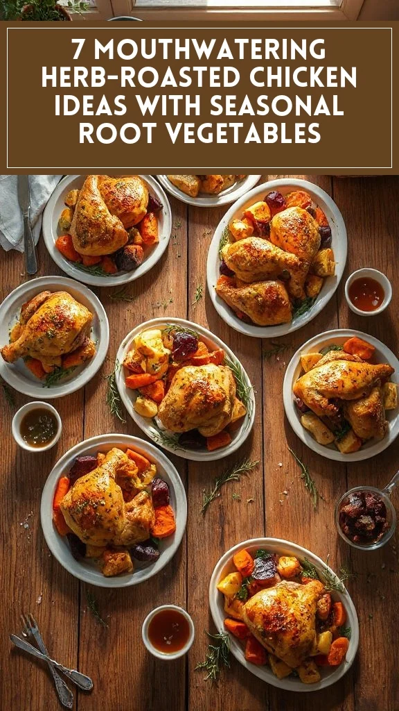 7 Mouthwatering Herb-Roasted Chicken Ideas With Seasonal Root Vegetables