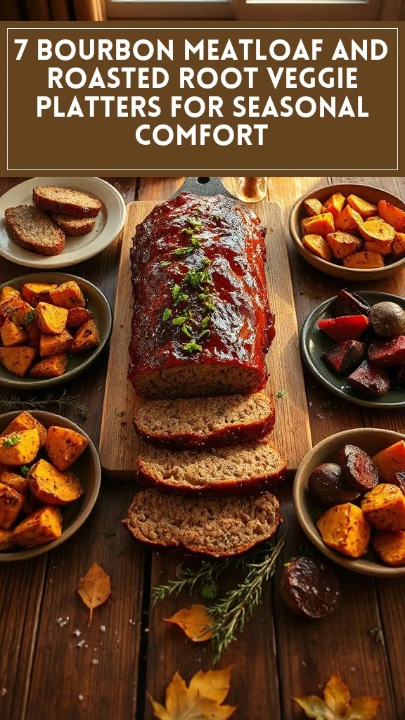 7 Bourbon Meatloaf and Roasted Root Veggie Platters for Seasonal Comfort