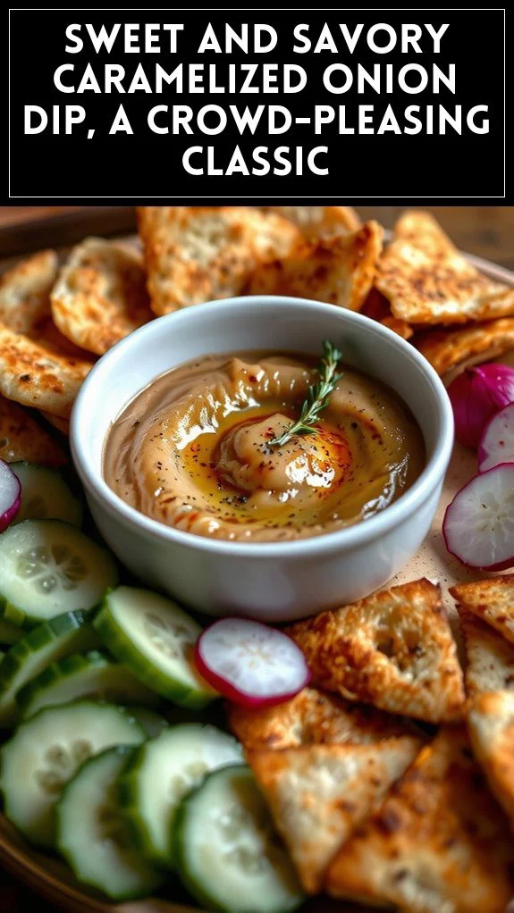 Sweet and Savory Caramelized Onion Dip, a Crowd-Pleasing Classic