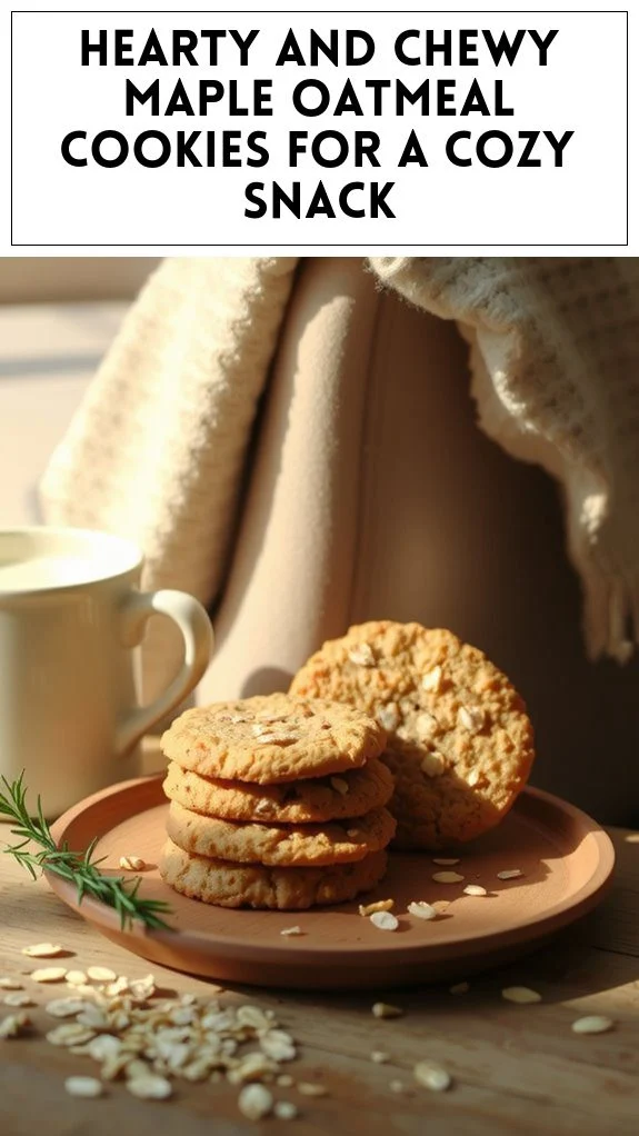 Hearty and Chewy Maple Oatmeal Cookies for a Cozy Snack