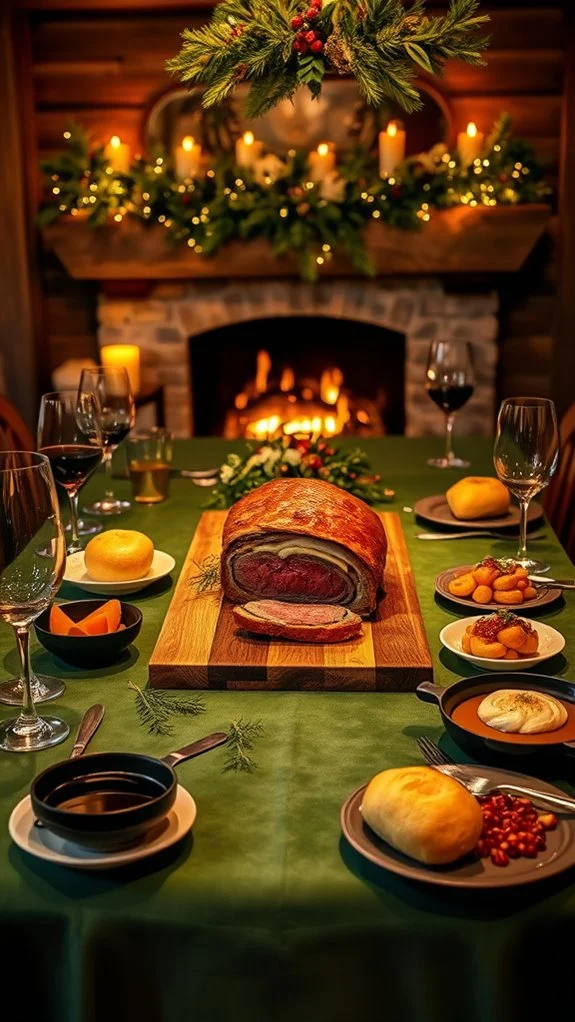 luxurious festive beef centerpiece