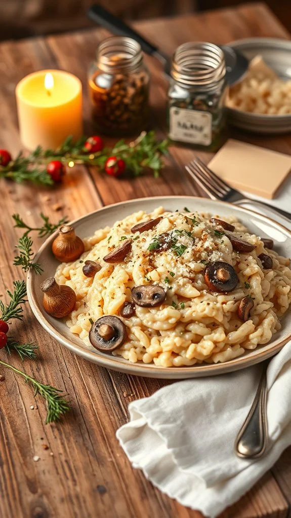 creamy mushroom risotto recipe