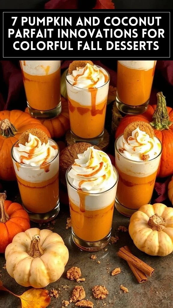 7 Pumpkin and Coconut Parfait Innovations for Colorful Fall Desserts