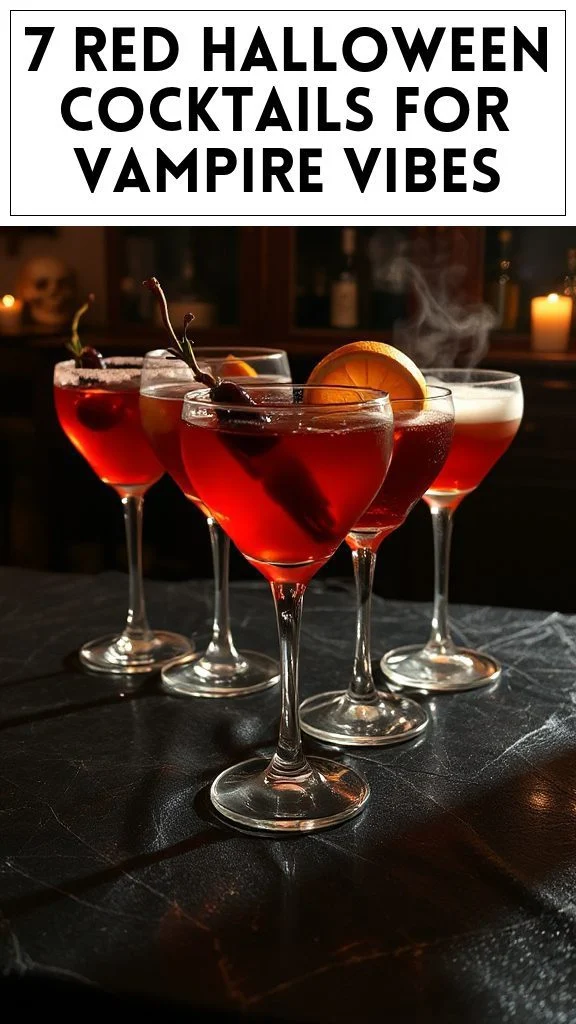 7 Red Halloween Cocktails for Vampire Vibes