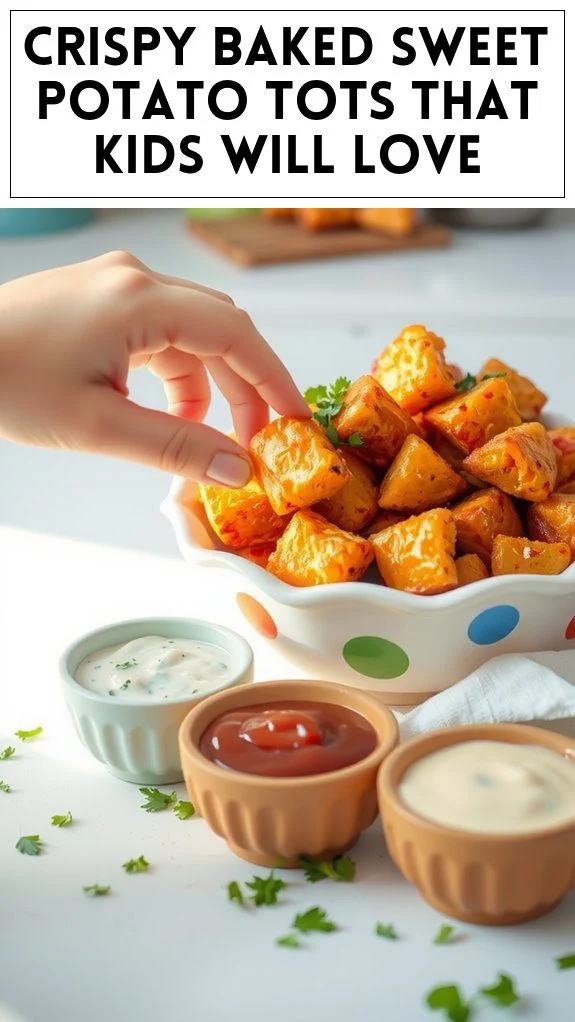 Crispy Baked Sweet Potato Tots That Kids Will Love