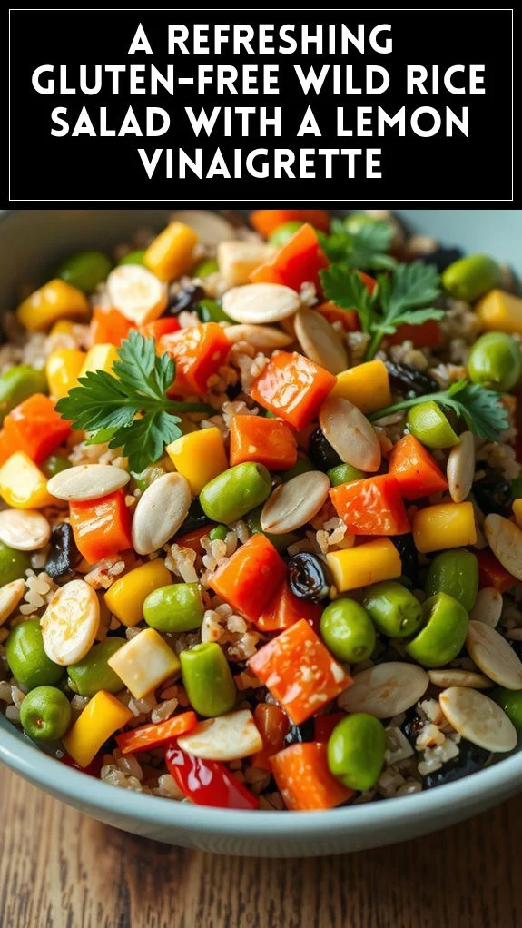 A Refreshing Gluten-Free Wild Rice Salad With a Lemon Vinaigrette