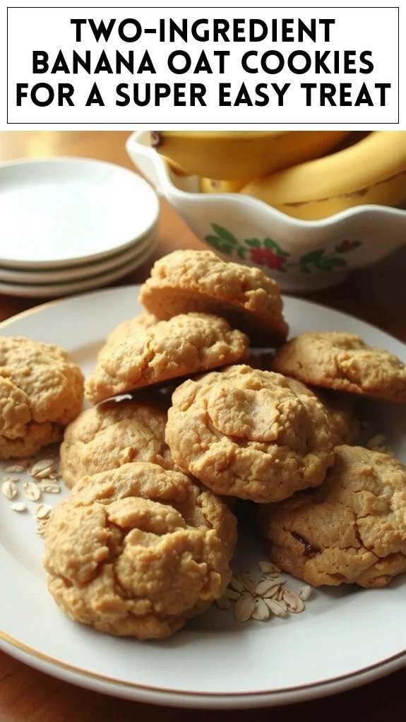 Two-Ingredient Banana Oat Cookies for a Super Easy Treat