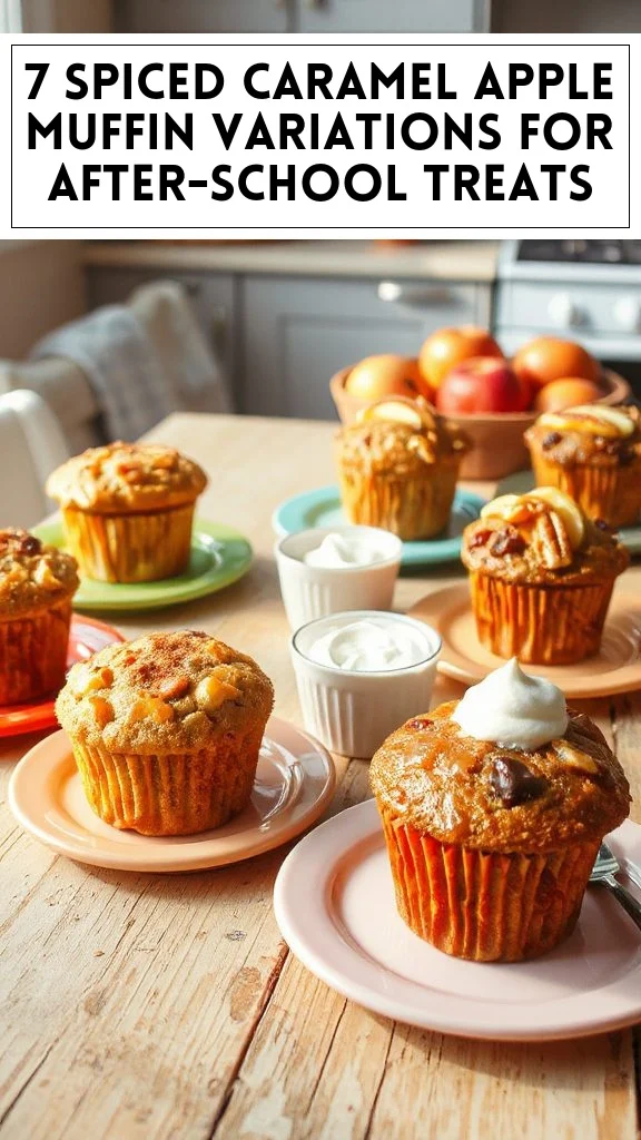 7 Spiced Caramel Apple Muffin Variations for After-School Treats