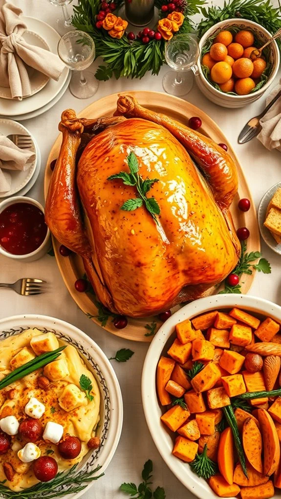 herb glazed roasted turkey recipe