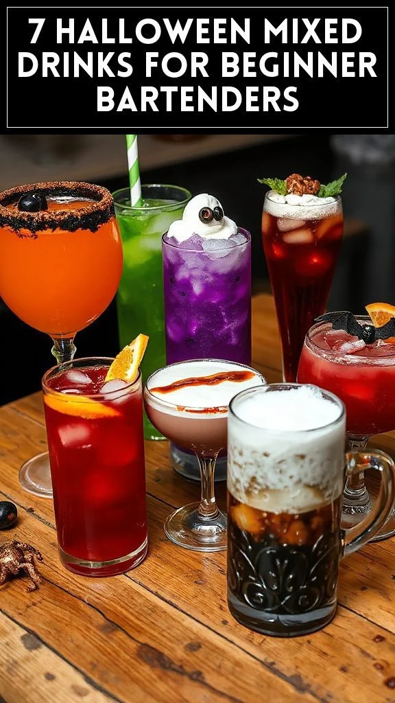 7 Halloween Mixed Drinks for Beginner Bartenders