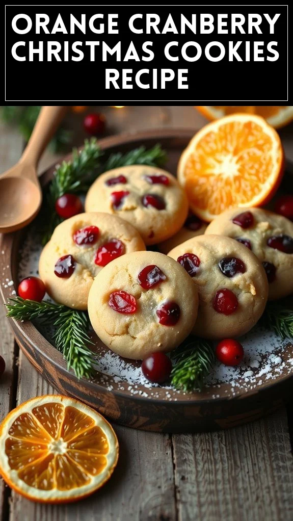 Orange Cranberry Christmas Cookies Recipe