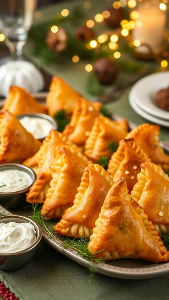 savory spinach feta pastries