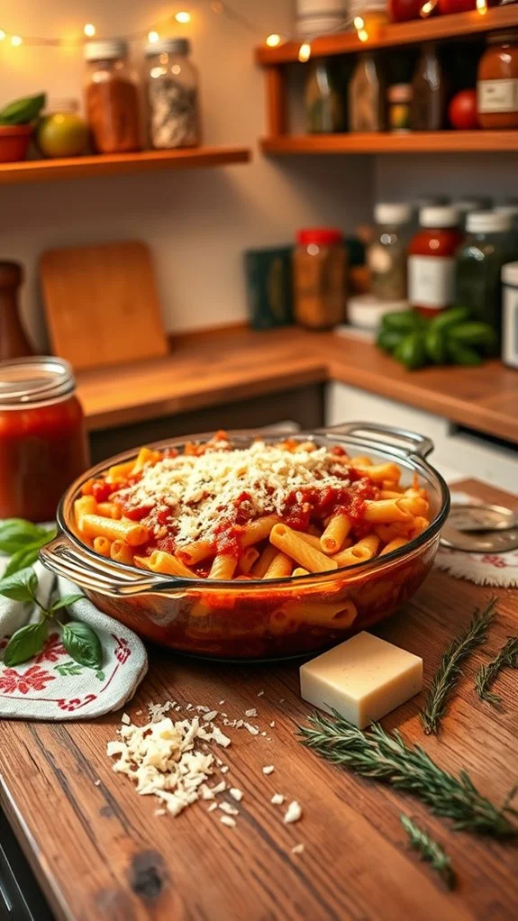 comforting baked pasta dish