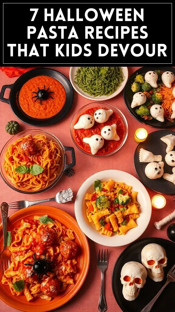 7 Halloween Pasta Recipes That Kids Devour