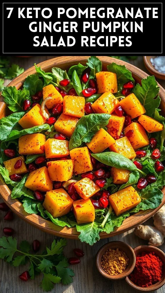 7 Keto Pomegranate & Ginger Pumpkin Salad Recipes