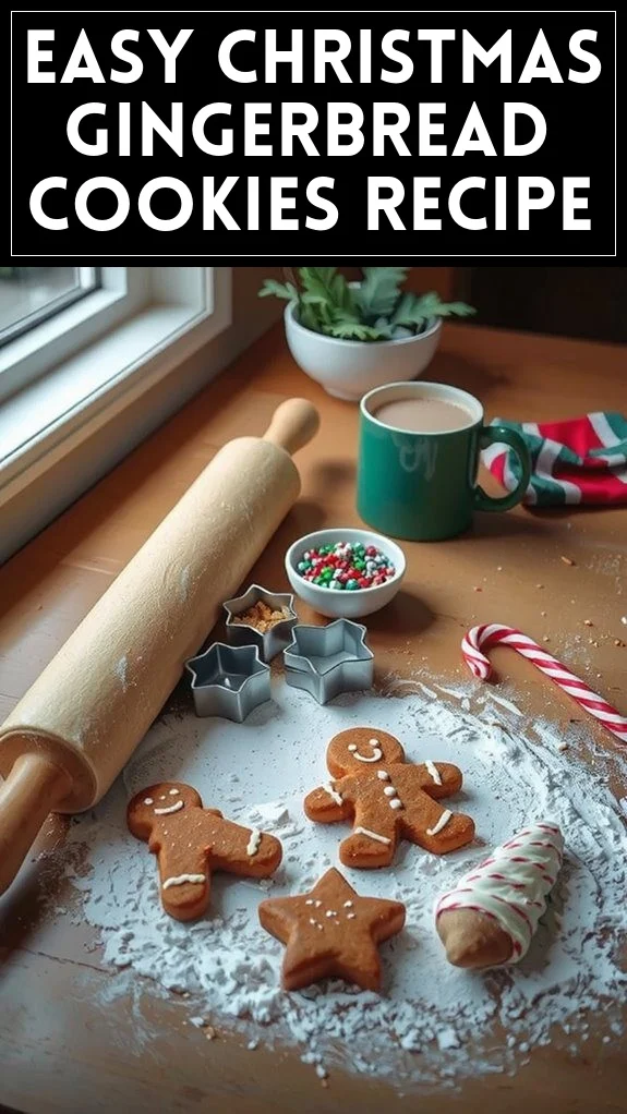 Easy Christmas Gingerbread Cookies Recipe