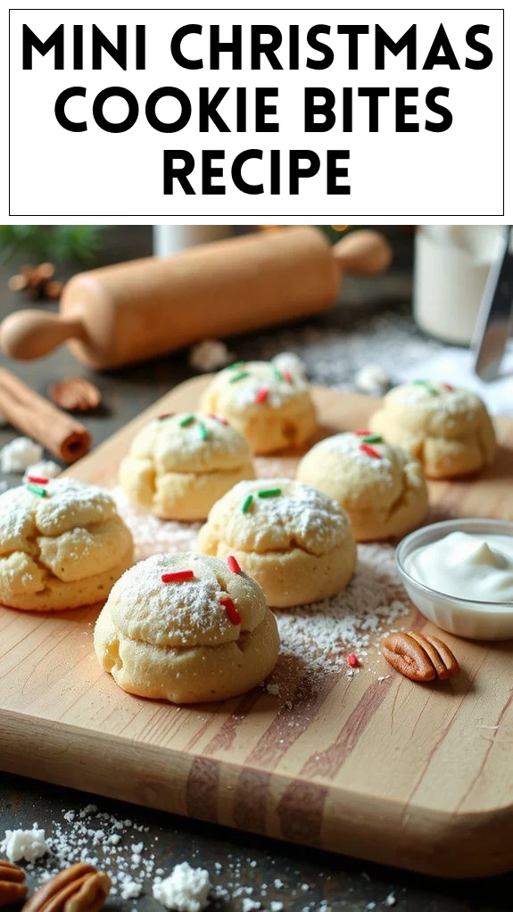 Mini Christmas Cookie Bites Recipe