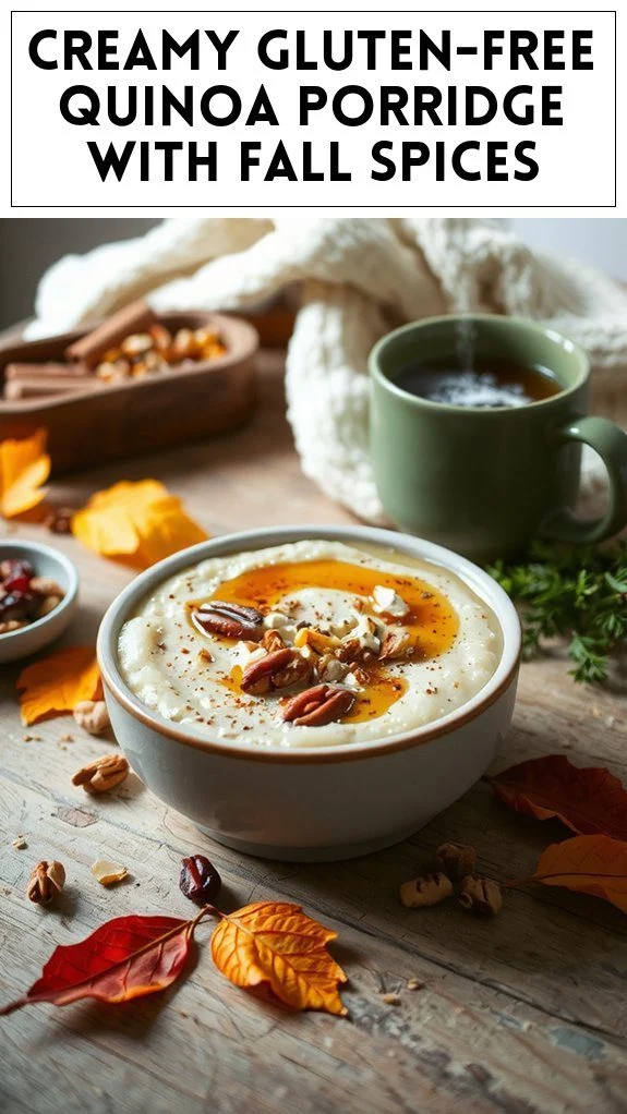 Creamy Gluten-Free Quinoa Porridge With Fall Spices