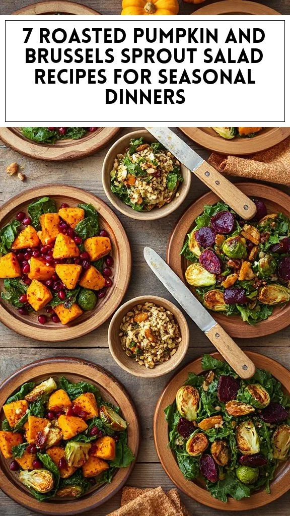 7 Roasted Pumpkin and Brussels Sprout Salad Recipes for Seasonal Dinners