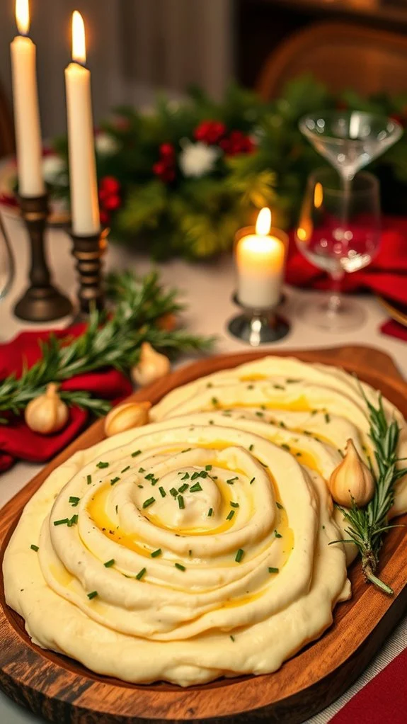 creamy garlic mashed potatoes