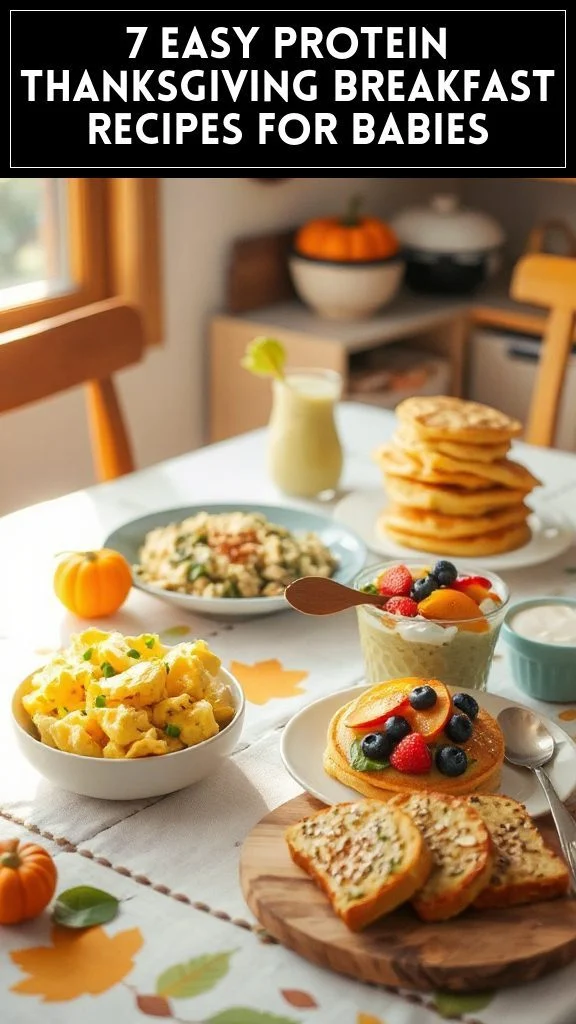 7 Easy Protein Thanksgiving Breakfast Recipes for Babies