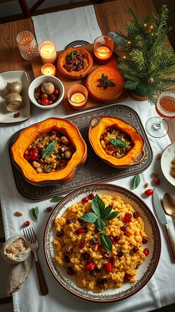 creamy butternut squash risotto