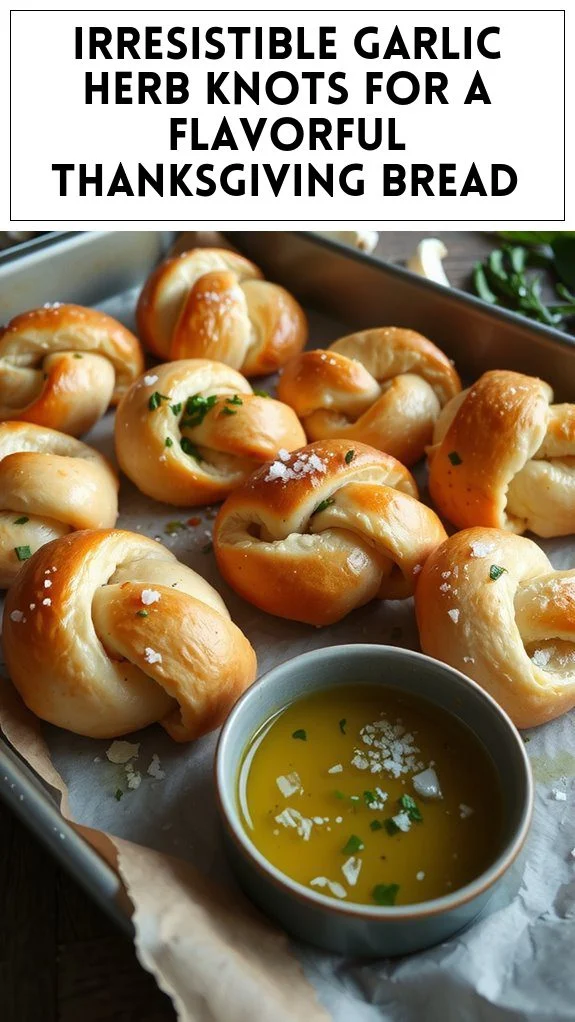 Irresistible Garlic Herb Knots for a Flavorful Thanksgiving Bread