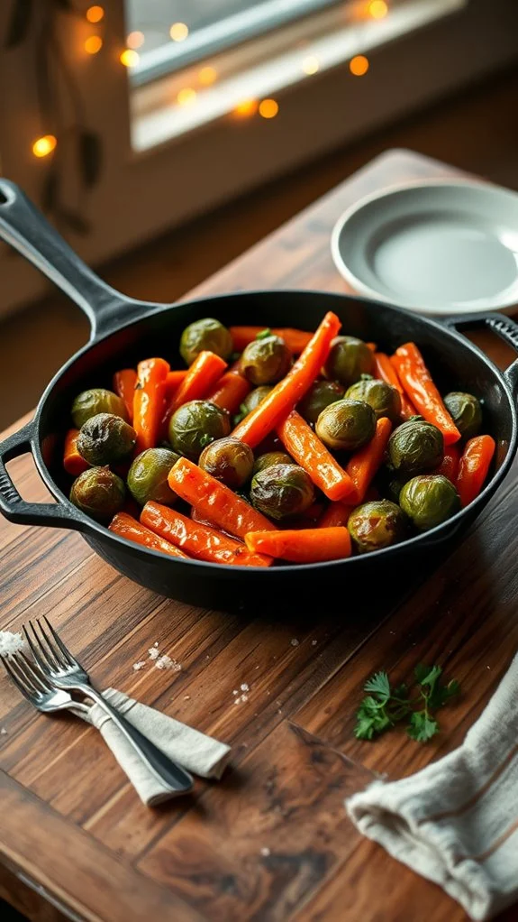 honey glazed vegetable side dish