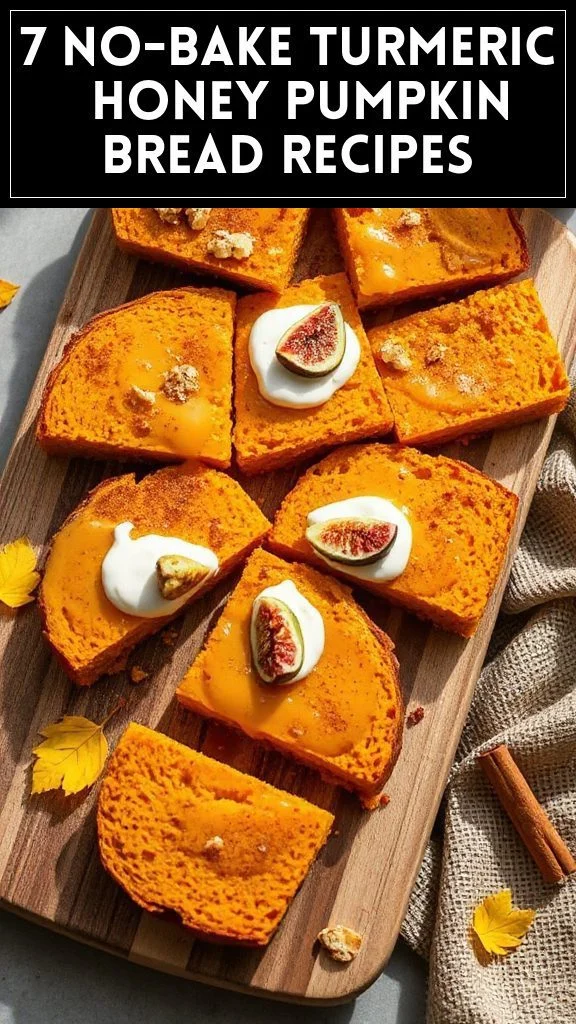 7 No-Bake Turmeric & Honey Pumpkin Bread Recipes