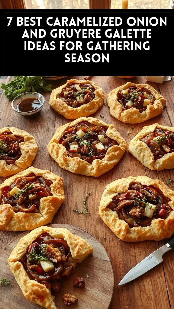 7 Best Caramelized Onion and Gruyere Galette Ideas for Gathering Season