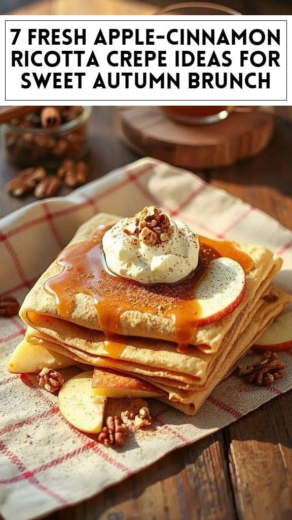 7 Fresh Apple-Cinnamon Ricotta Crepe Ideas for Sweet Autumn Brunch