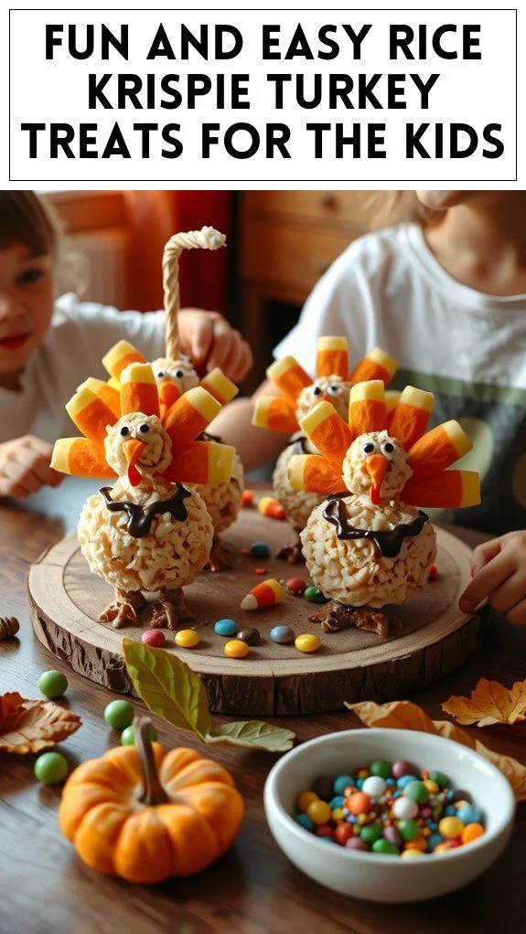 Fun and Easy Rice Krispie Turkey Treats for the Kids