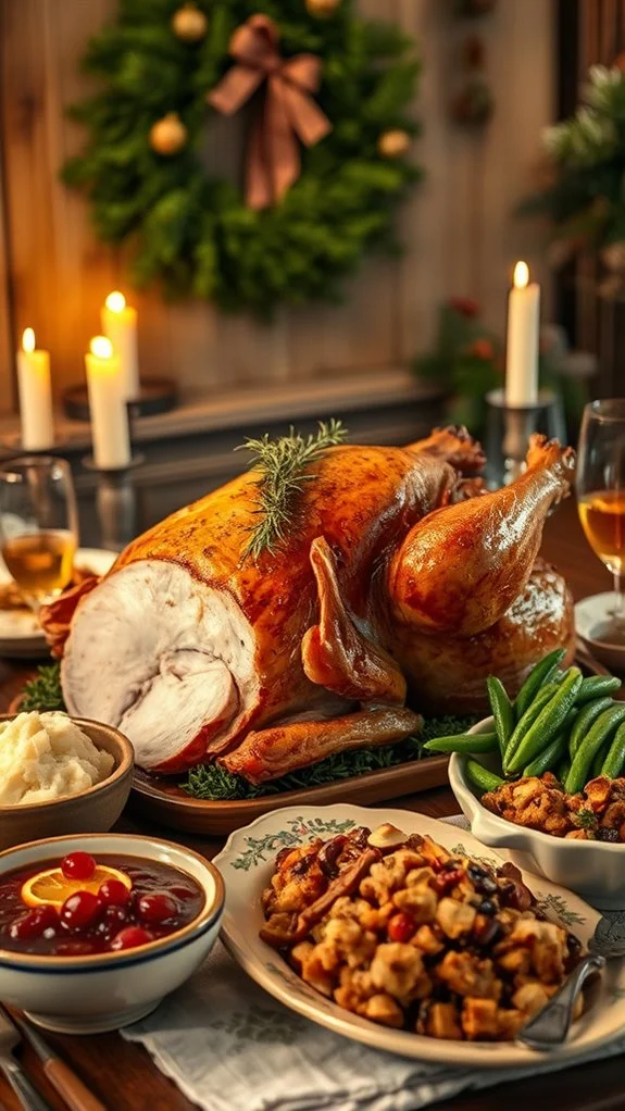 herb infused holiday turkey preparation