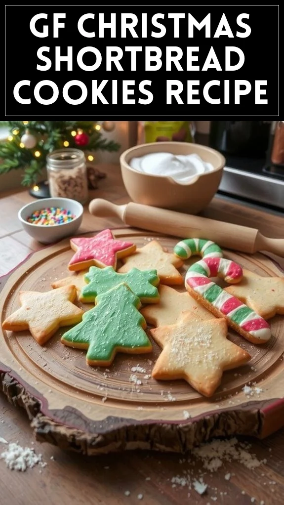 GF Christmas Shortbread Cookies Recipe