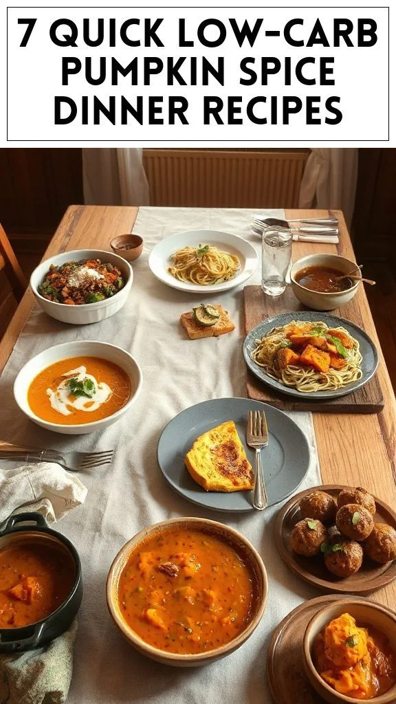 7 Quick Low-Carb Pumpkin Spice Dinner Recipes