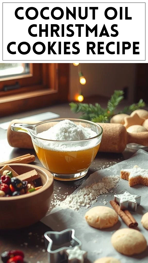 Coconut Oil Christmas Cookies Recipe