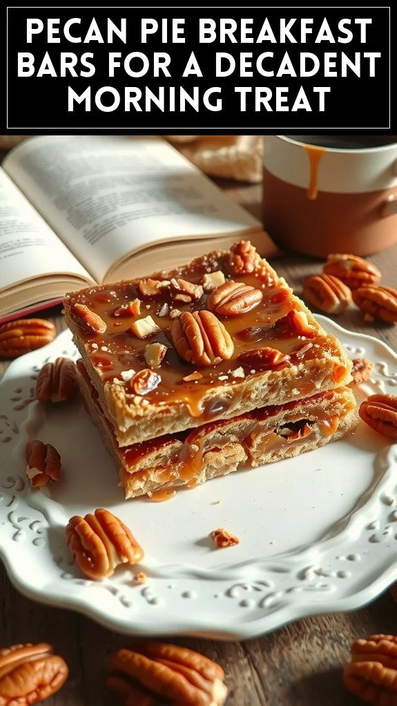 Pecan Pie Breakfast Bars for a Decadent Morning Treat