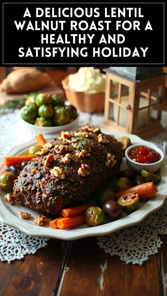 A Delicious Lentil Walnut Roast for a Healthy and Satisfying Holiday