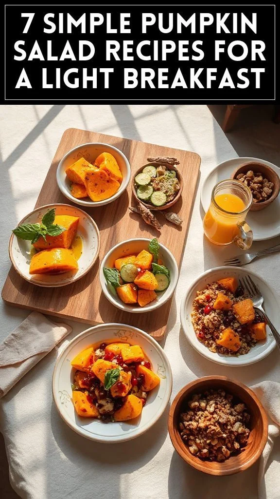 7 Simple Pumpkin Salad Recipes for a Light Breakfast
