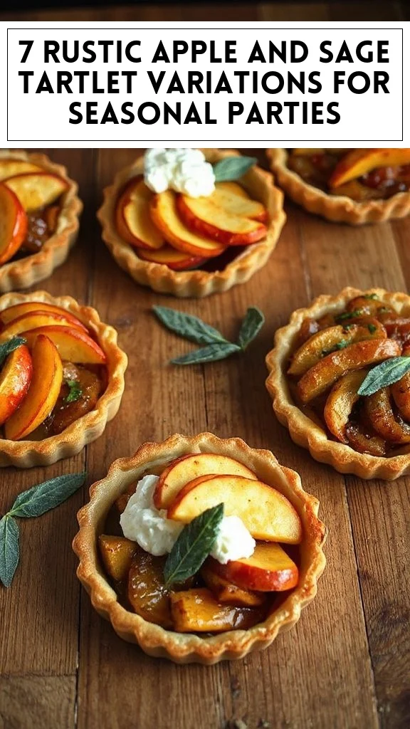 7 Rustic Apple and Sage Tartlet Variations for Seasonal Parties