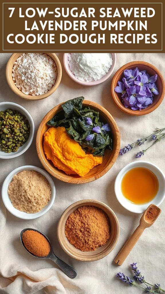 7 Low-Sugar Seaweed & Lavender Pumpkin Cookie Dough Recipes