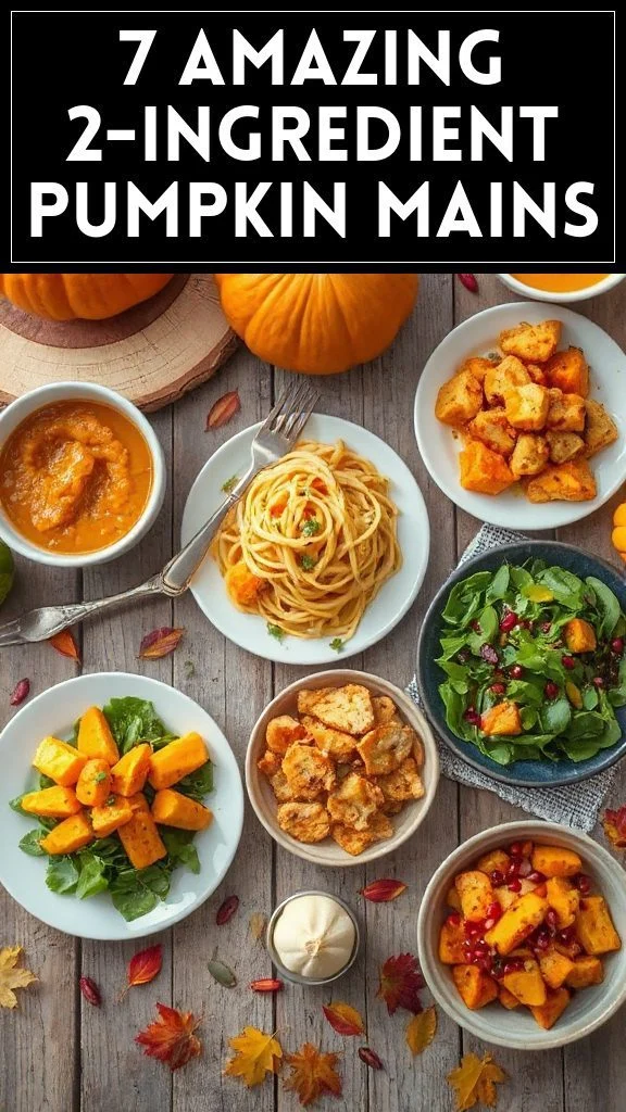 7 Amazing 2-Ingredient Pumpkin Mains