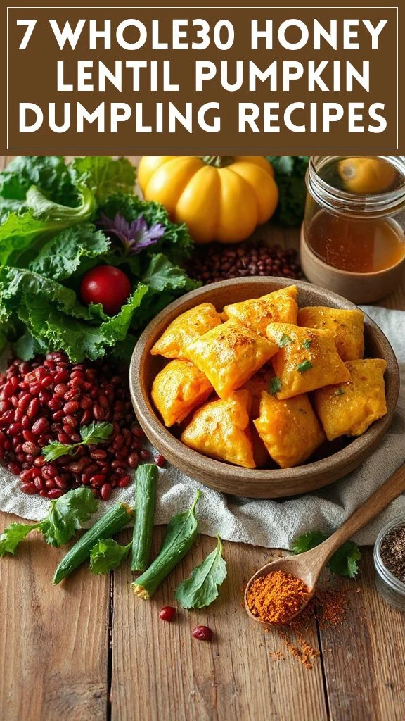 7 Whole30 Honey & Lentil Pumpkin Dumpling Recipes