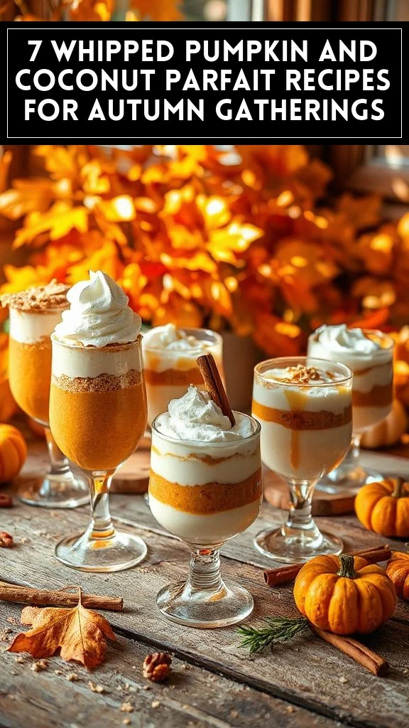 7 Whipped Pumpkin and Coconut Parfait Recipes for Autumn Gatherings