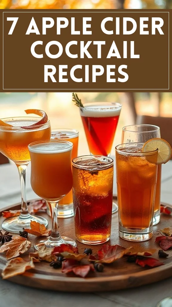 7 Apple Cider Cocktail Recipes