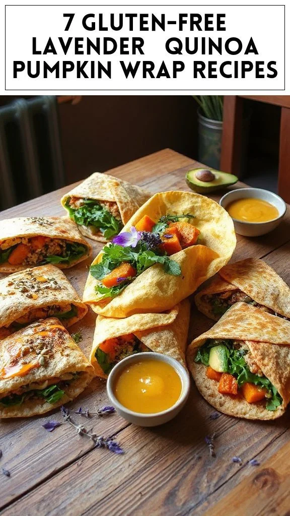 7 Gluten-Free Lavender & Quinoa Pumpkin Wrap Recipes